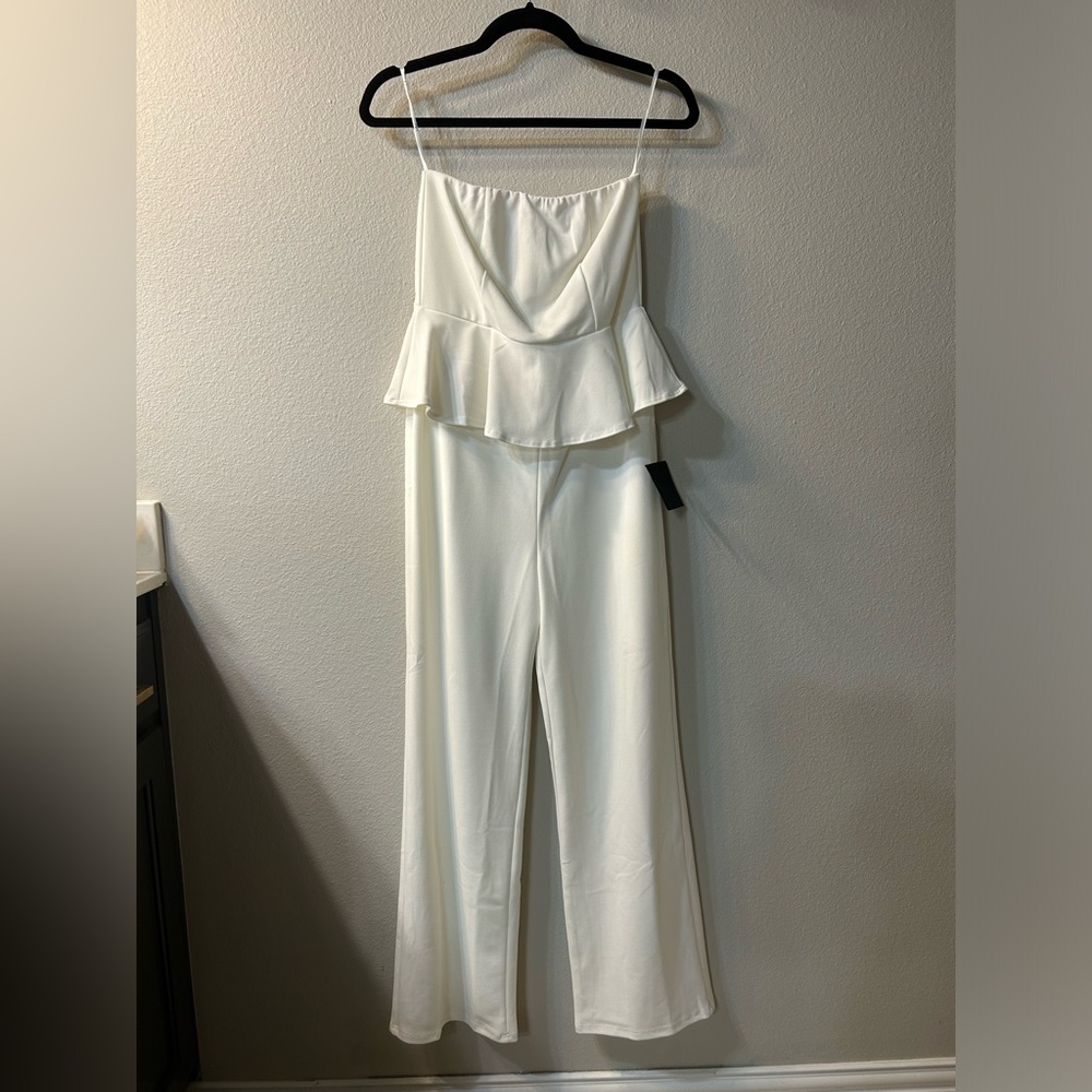 LULUs strapless jumpsuit